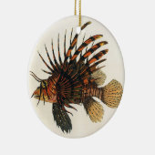 ヴィンテージライオンフィッシュ、海洋海生命動物 セラミックオーナメント (右)