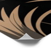 ヴィンテージライオンポートレート ポスター (角)