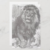 ヴィンテージライオン文房具 便箋 (正面/裏面)