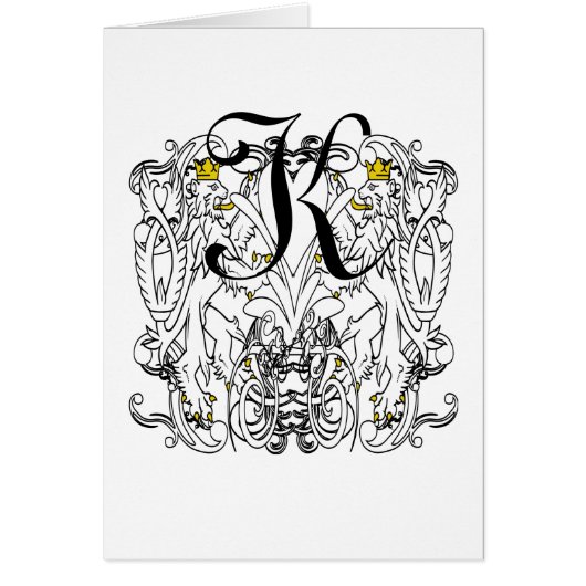 ヴィンテージライオン白と金ゴールドの冠、舌 (正面)