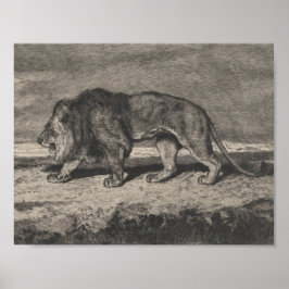 ヴィンテージライオン ポスター