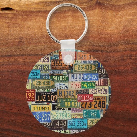ヴィンテージライセンスプレート キーホルダー (正面)