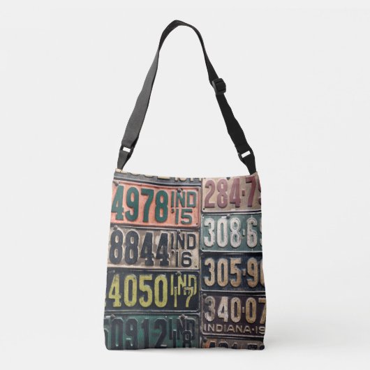 ヴィンテージライセンスプレート クロスボディバッグ (裏面)