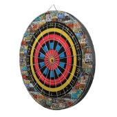 ヴィンテージライセンスプレート ダーツボード (正面右)