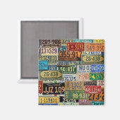 ヴィンテージライセンスプレート マグネット (正面/裏面)