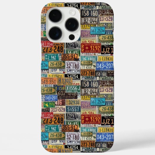 ヴィンテージライセンスプレート Case-Mate iPhoneケース (裏面)