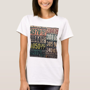 ヴィンテージライセンスプレート Tシャツ