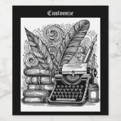 ヴィンテージライターのテーマ2 Color Me ワインラベル (シングルラベル)