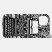 ヴィンテージライターのテーマ3 Color Me Case-Mate iPhoneケース (裏面 (横))