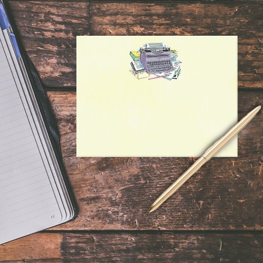 ヴィンテージライターズツールタイプライター紙鉛筆 ポストイット