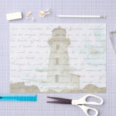 ヴィンテージライトハウスシーサイドデオクページ 薄葉紙 (クラフト)