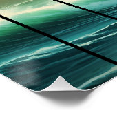 ヴィンテージライトハウスシーショア海ウォッチ ポスター (コーナー)