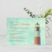 ヴィンテージライトハウスブライダルシャワー招待状 招待状 (スタンド正面)