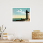 ヴィンテージライトハウスポートルヴューハーバーカンヌ ポスター (キッチン)