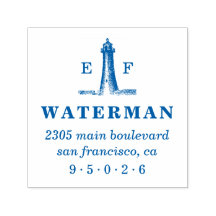 ヴィンテージライトハウスモノグラム差出人住所