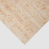 ヴィンテージライトピンクバラアンドミュージックデコパージュ 薄葉紙 (詳細)