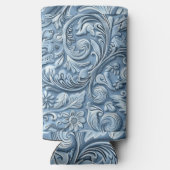 ヴィンテージライトブルー工具革 スリム缶クーラー (裏面)