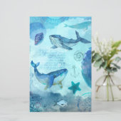 ヴィンテージライトブルー海ライフデクスカップブック (スタンド正面)