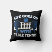 ヴィンテージライフは卓球Pで続く クッション (裏面)