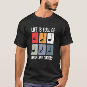 ヴィンテージライフは重要な選択肢のフルGolf Acc Tシャツ