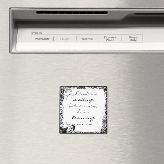 ヴィンテージライフダンス引用文磁石 マグネット (インサイチュ (食洗機))