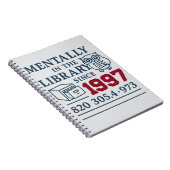 ヴィンテージライブラリのノート – ブックラバー書ツのジョー ノートブック (右側)