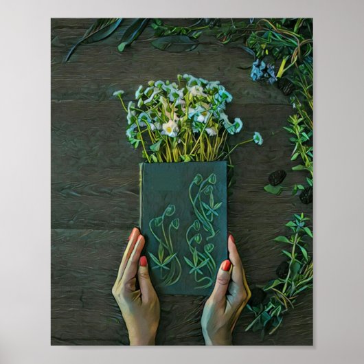 ヴィンテージライブラリアートワーク ポスター (正面)