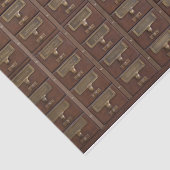 ヴィンテージライブラリカードカタログ図面 薄葉紙 (詳細)