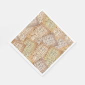 ヴィンテージライブラリカードコレクション スタンダードランチョンナプキン (角)