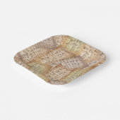 ヴィンテージライブラリカードコレクション ペーパープレート (傾斜あり)