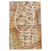 ヴィンテージライブラリカードコレクション ミディアムペーパーバッグ (正面)