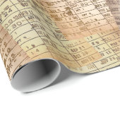 ヴィンテージライブラリカードコレクション ラッピングペーパー (ロールコーナー)