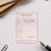 ヴィンテージライブラリカード卒業アドバイスの希望 エンクロージャーカード