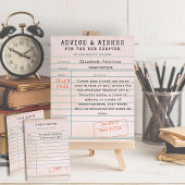 ヴィンテージライブラリカード卒業アドバイスの希望 エンクロージャーカード