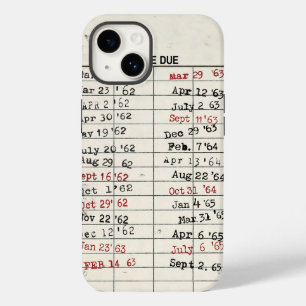 ヴィンテージライブラリカード Case-Mate iPhone 14ケース