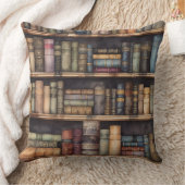 ヴィンテージライブラリ書棚 クッション (ブランケット)