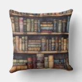 ヴィンテージライブラリ書棚 クッション (裏面)