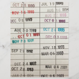 ヴィンテージライブラリ期日カード