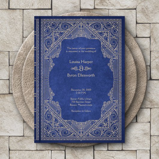 ヴィンテージライブラリ結婚ブック 招待状