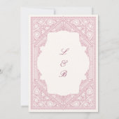 ヴィンテージライブラリ結婚ブック 招待状 (裏面)