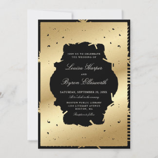 ヴィンテージライブラリ結婚ブック 招待状