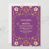 ヴィンテージライブラリ結婚ブック 招待状 (正面)