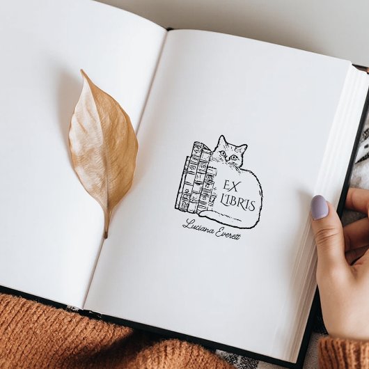 ヴィンテージライブラリCat ラバースタンプ