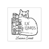 ヴィンテージライブラリCat ラバースタンプ (インプリント)