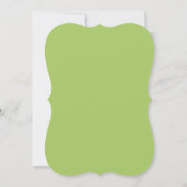 ヴィンテージライムグリーン | 卒業パーティー招待状 招待状 (裏面)