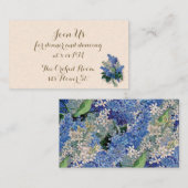 ヴィンテージライラック披露宴カード エンクロージャーカード (正面/裏面)