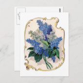 ヴィンテージライラック ポストカード (正面/裏面)