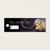 ヴィンテージラインストーンライオンジュエリー価格ラベル (正面)