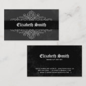 ヴィンテージライン名刺の黒 名刺 (正面/裏面)