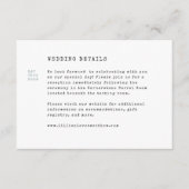 ヴィンテージライ結婚ブラリのエンクロージャカード エンクロージャーカード (正面)